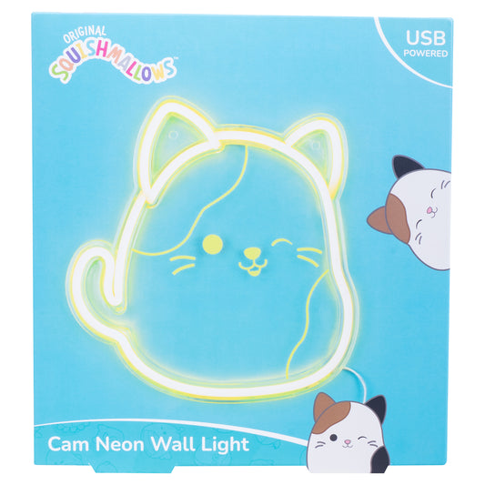 Squishmallows Neon Wall Light - Cam The Cat