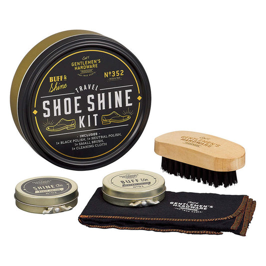 Travel Shoe Shine Tin