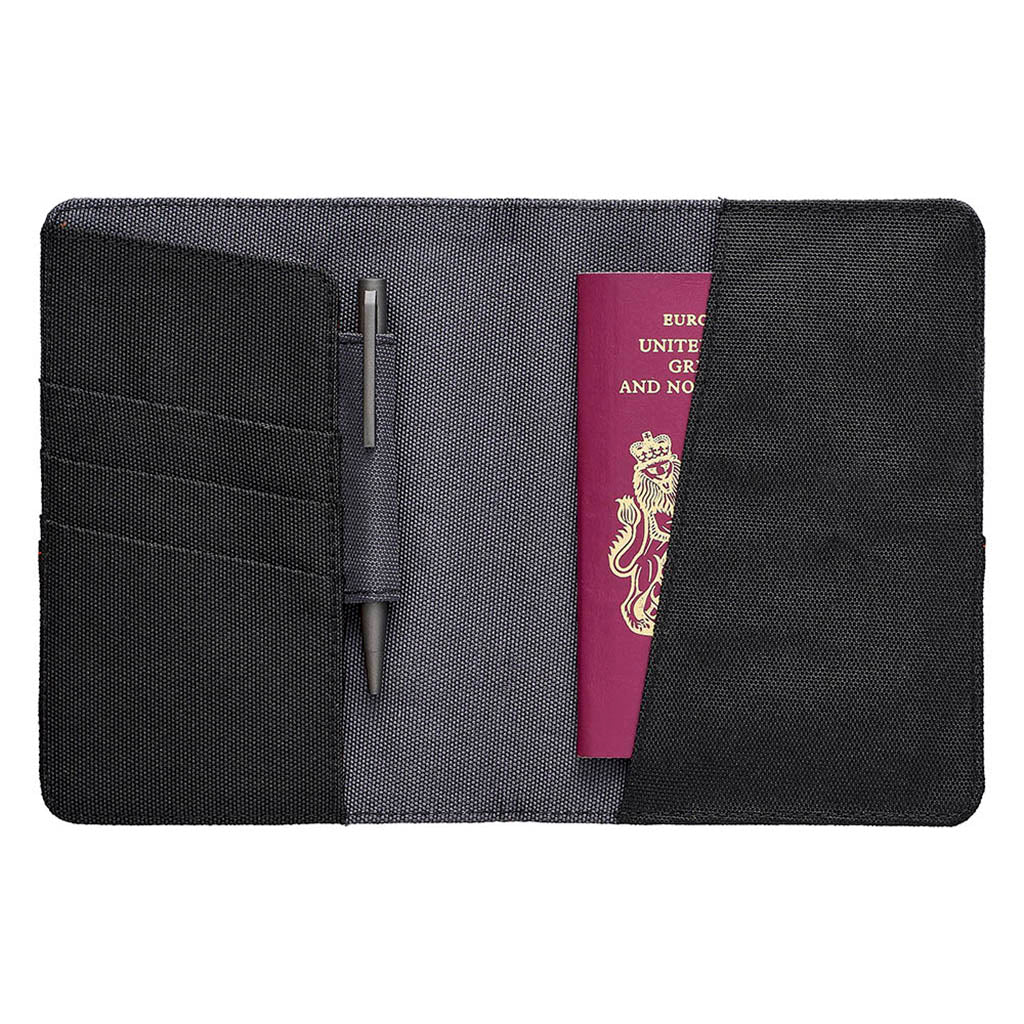Travel Wallet Black & Grey