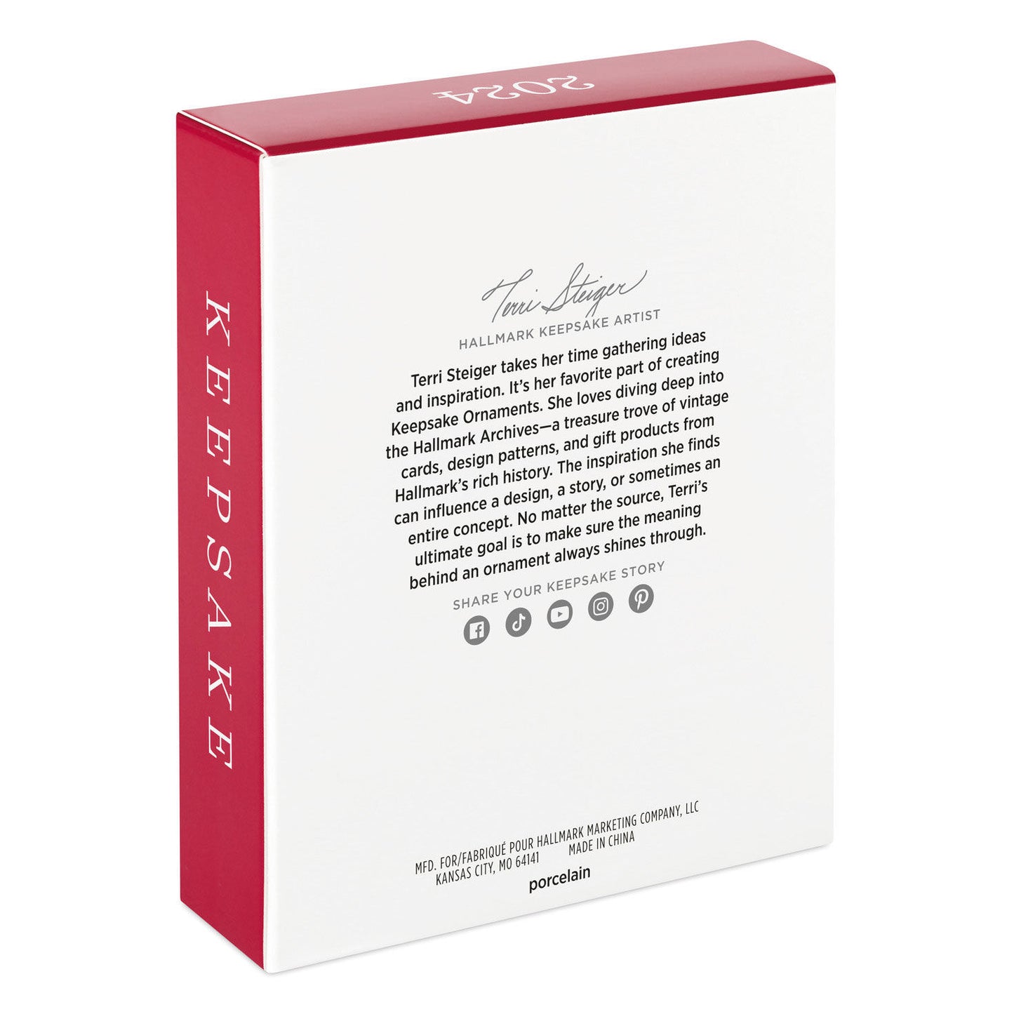 Our Christmas Together (Porcelain) — Hallmark Keepsake Christmas Ornament