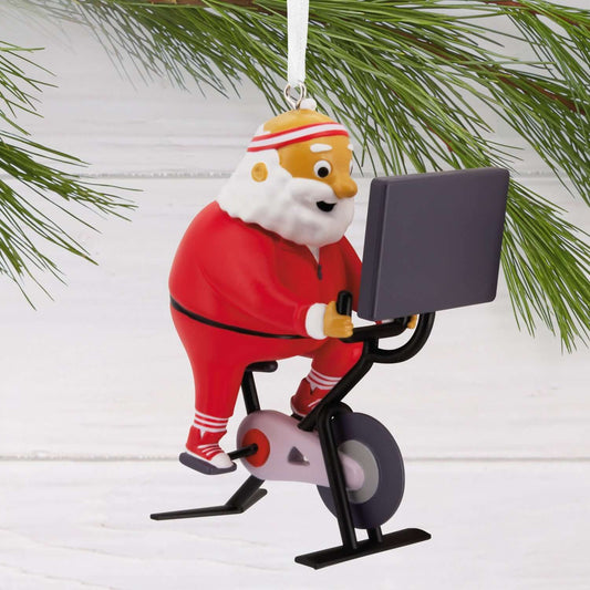 Cycling Santa - Hallmark Christmas Ornament