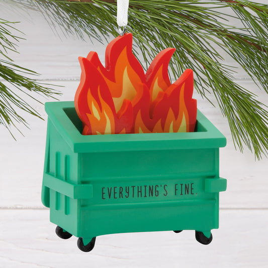 Dumpster Fire - Hallmark Christmas Ornament