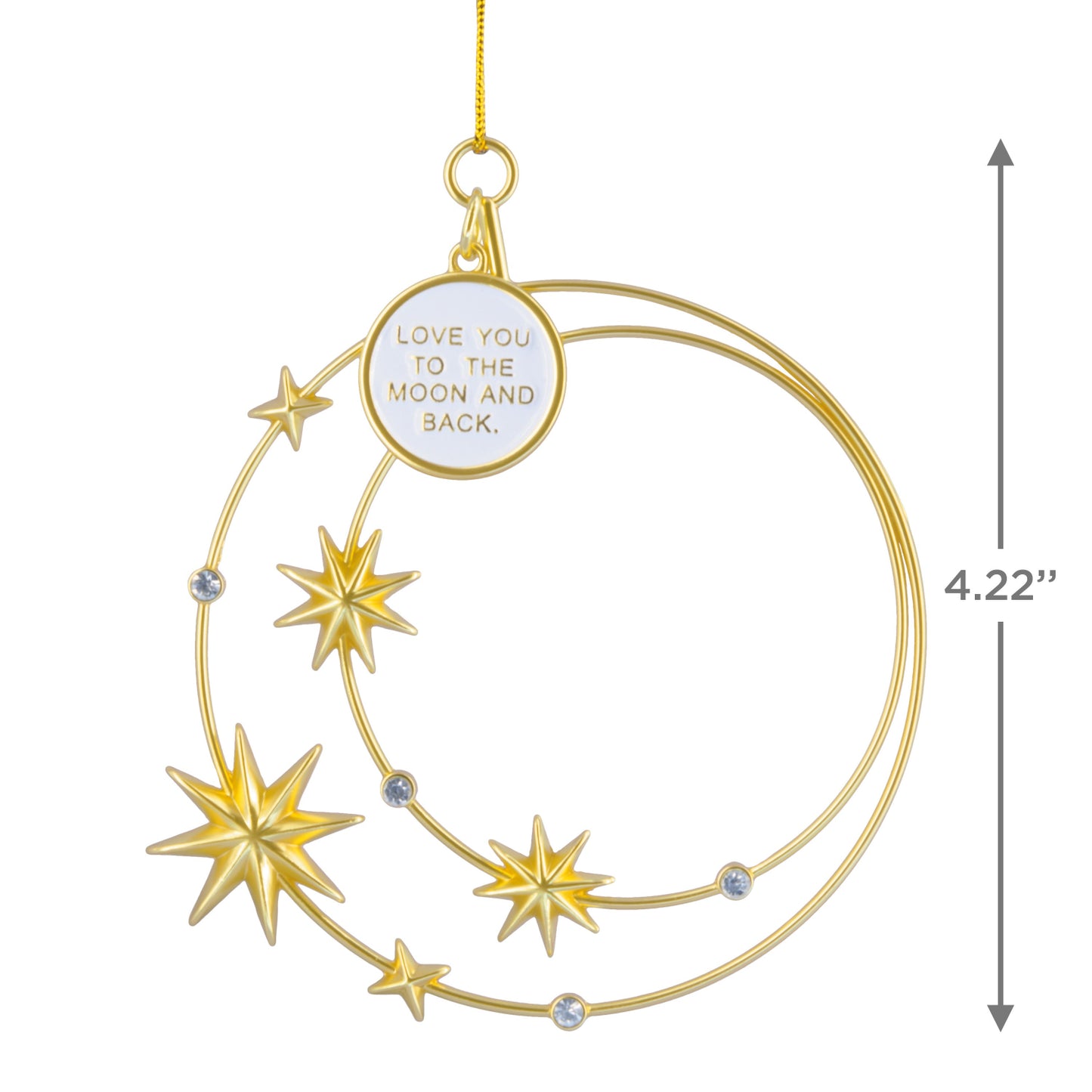 Signature Love You to the Moon Constellation, Metal - Hallmark Christmas Ornament