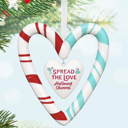 Hallmark Channel, Spread the Love (Porcelain) — Hallmark Keepsake Christmas Ornament