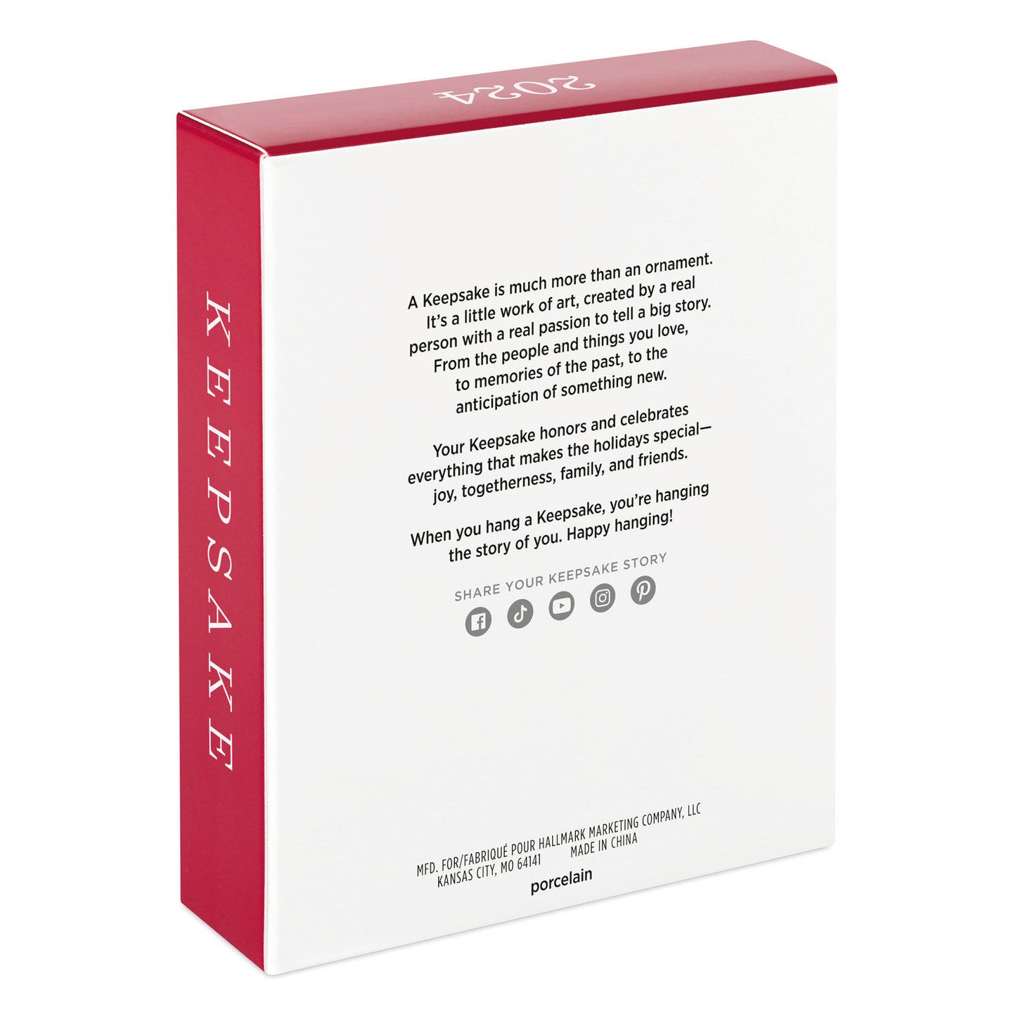 Hallmark Channel, Spread the Love (Porcelain) — Hallmark Keepsake Christmas Ornament