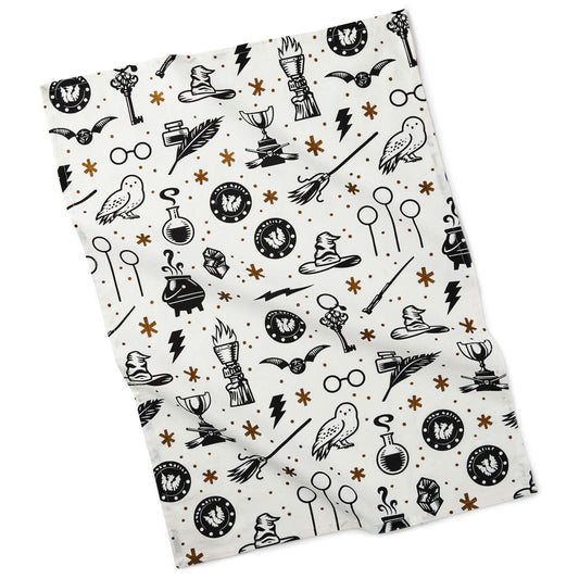 Harry Potter™ Wizarding World™ Icons Tea Towel