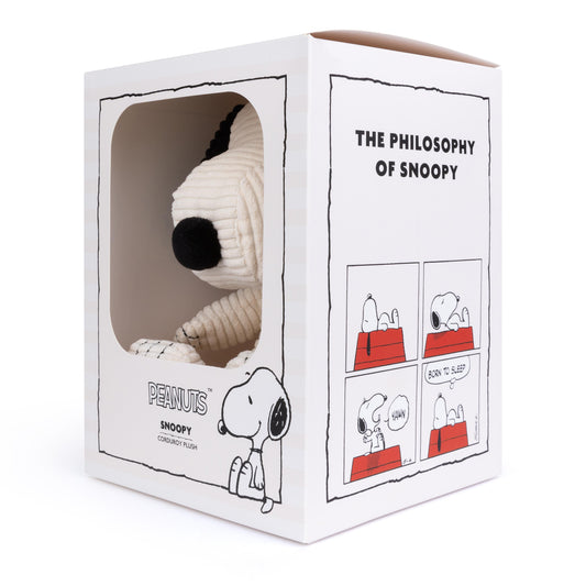 Peanuts® Snoopy ECO Corduroy Cream in giftbox - 27 cm - 11"