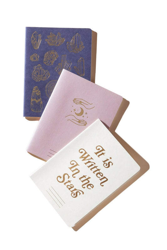 Flex Notebooks Saddle Stitch Spine Mystic (set of 3)