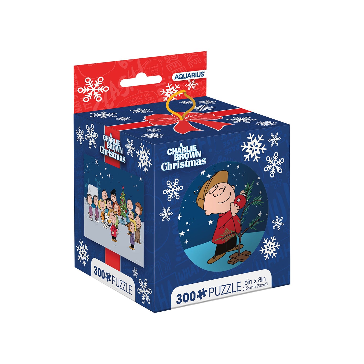 Peanuts® A Charlie Brown Christmas 300 Piece Jigsaw Puzzle in Tin Globe