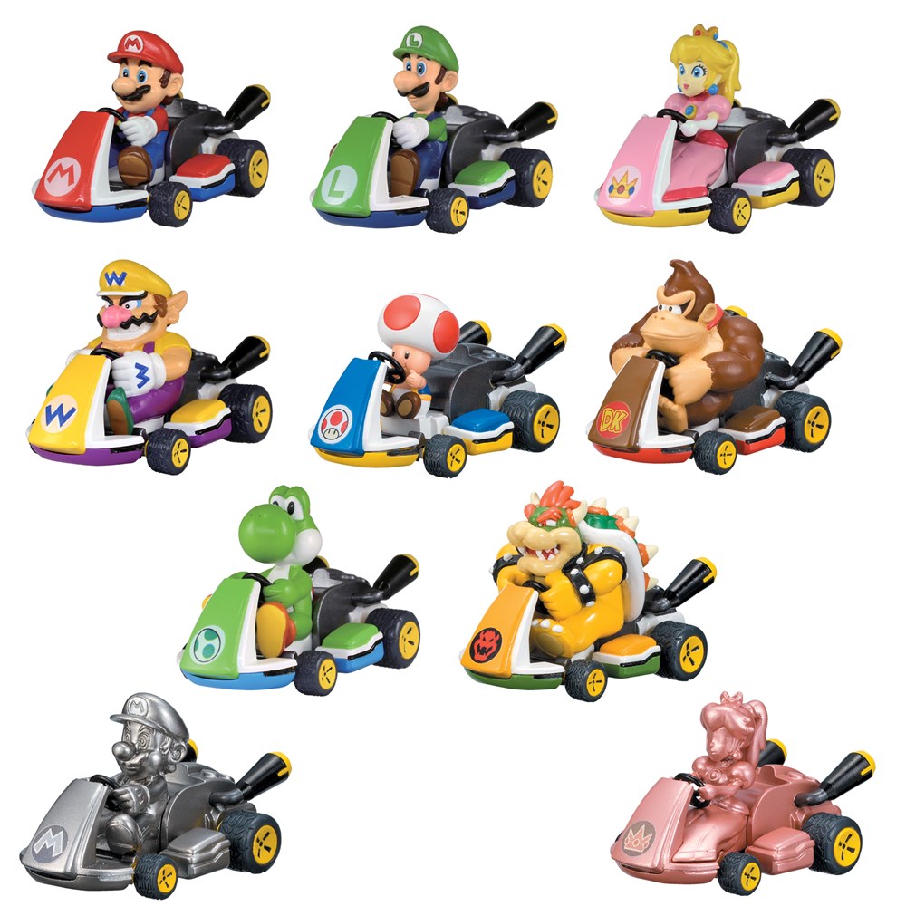 MARIO KART PULLBACKS Racers-Mystery Box
