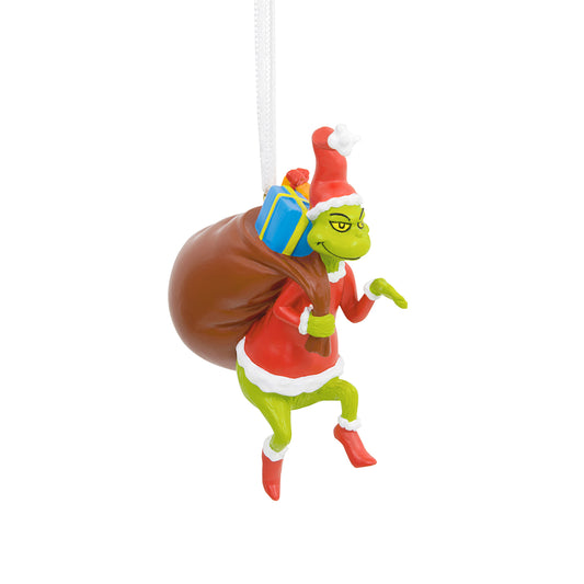 Hallmark Christmas Ornament - Dr. Seuss's How the Grinch Stole Christmas! Grinch in Santa Suit