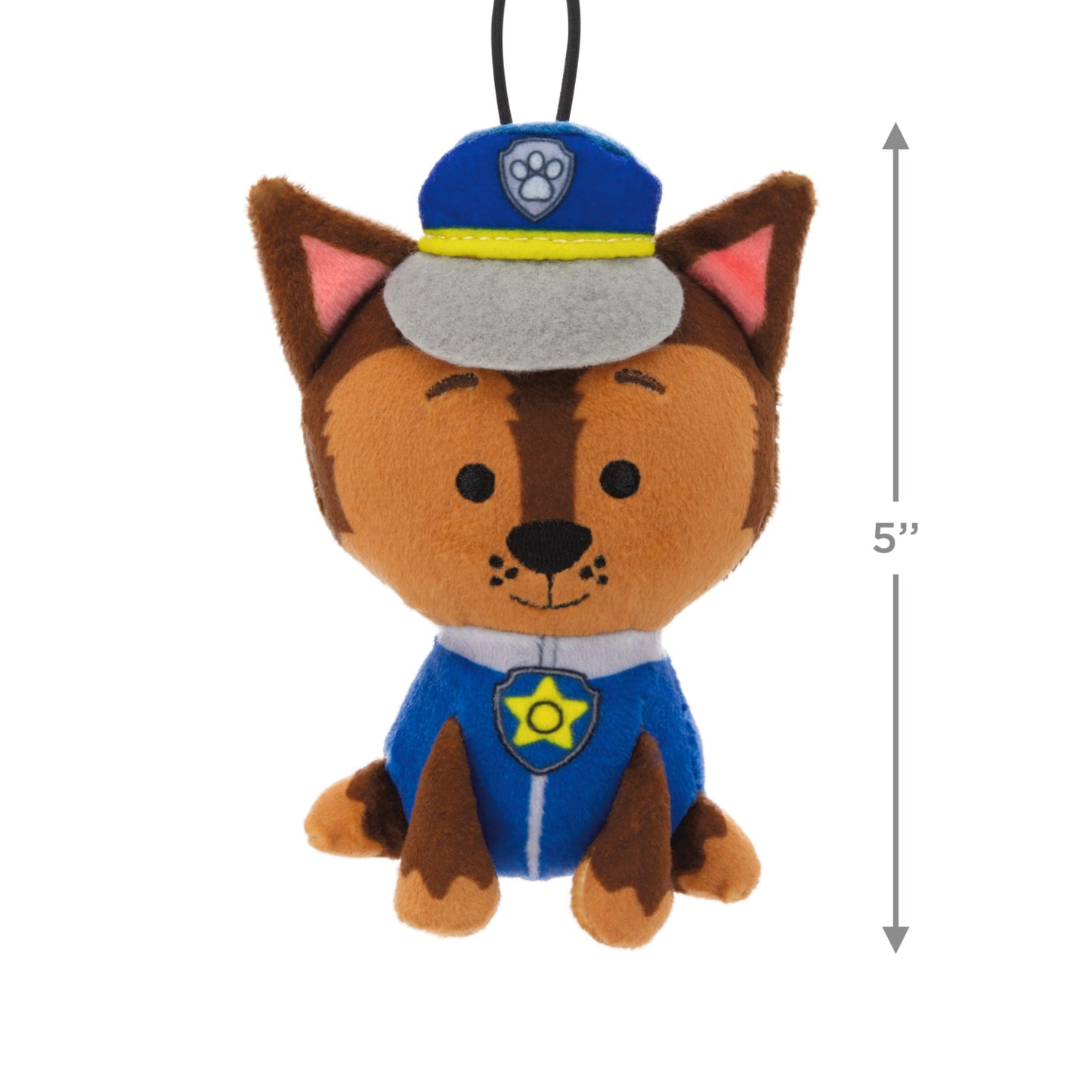 Paw Patrol Chase, Plush Fabric - Hallmark Christmas Ornament