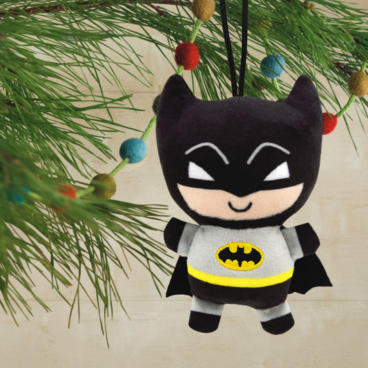 DC Batman, Plush Fabric - Hallmark Christmas Ornament