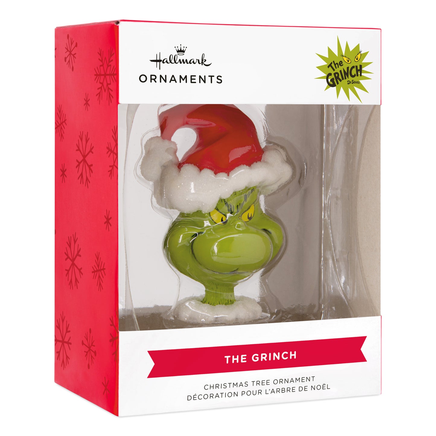 Dr. Seuss's How the Grinch Stole Christmas! Grinch in Santa Hat - Hallmark Christmas Ornament