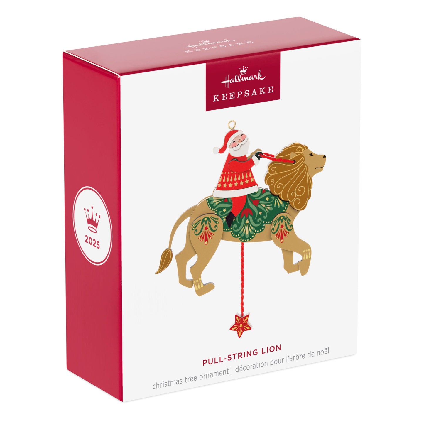 Pull-String Lion — 2025 Hallmark Keepsake Christmas Ornament
