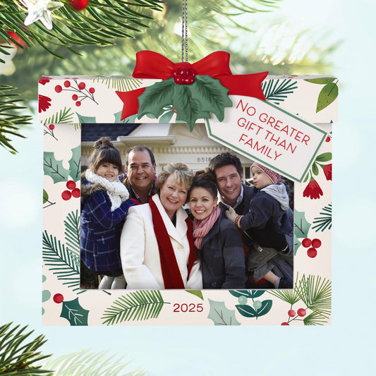 The Gift Of Family, Photo Holder — 2025 Hallmark Keepsake Christmas Ornament