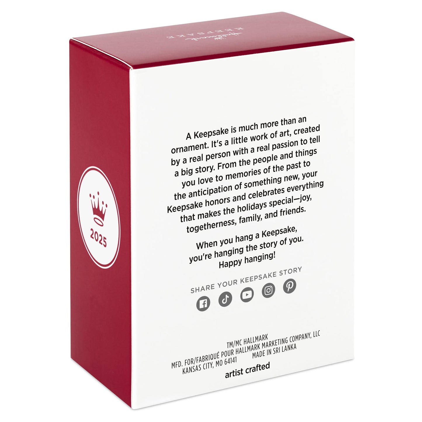 Disney Mickey and Minnie, Sweater-Sharing Sweethearts — 2025 Hallmark Keepsake Christmas Ornament