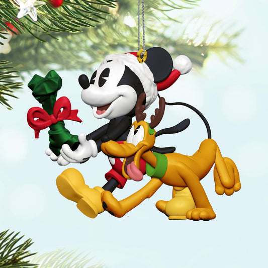 Disney Mickey and Friends, Bone-afide Besties — 2025 Hallmark Keepsake Christmas Ornament
