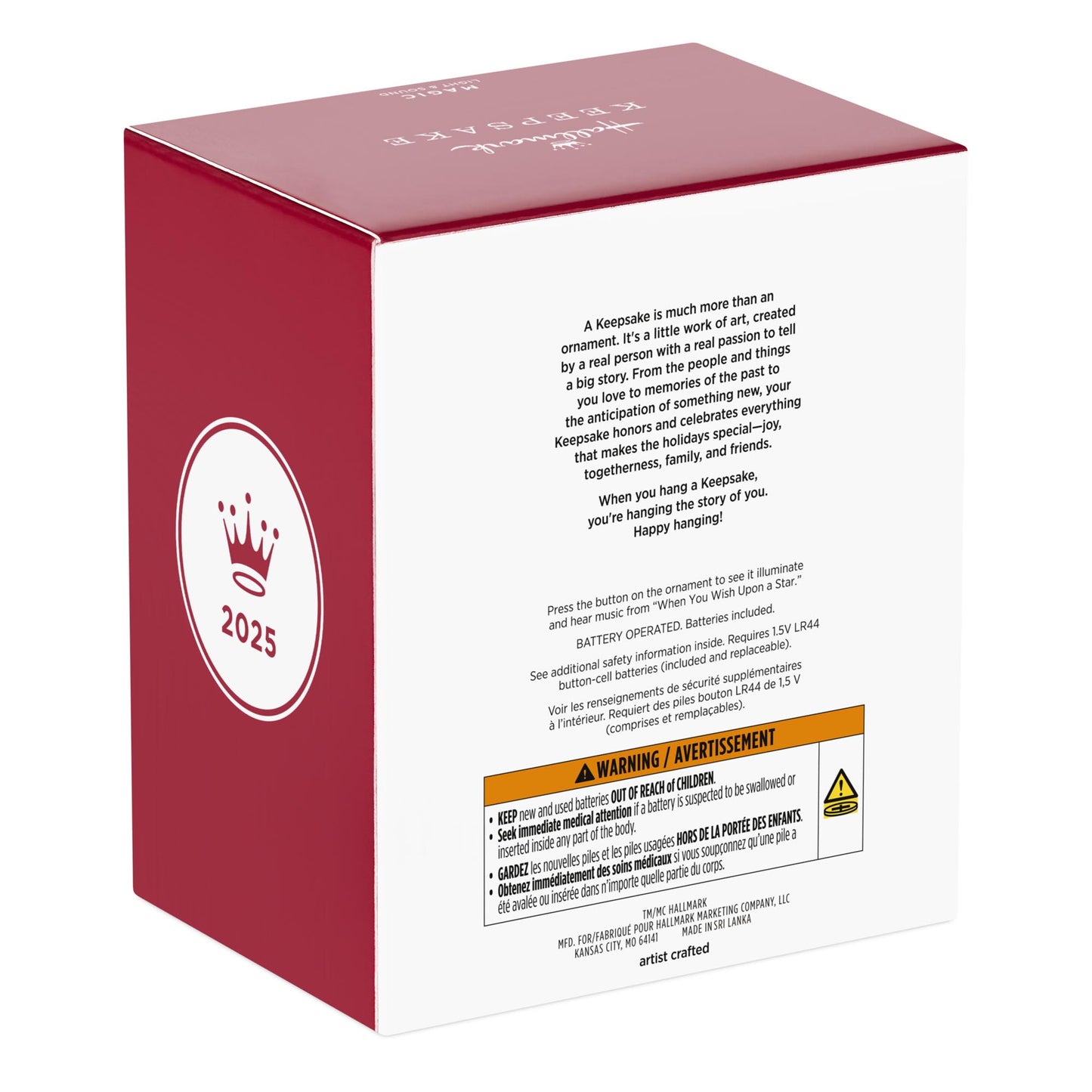 Disneyland 70th Anniversary, A Magical Celebration Musical Ornament With Light — 2025 Hallmark Keepsake Christmas Ornament