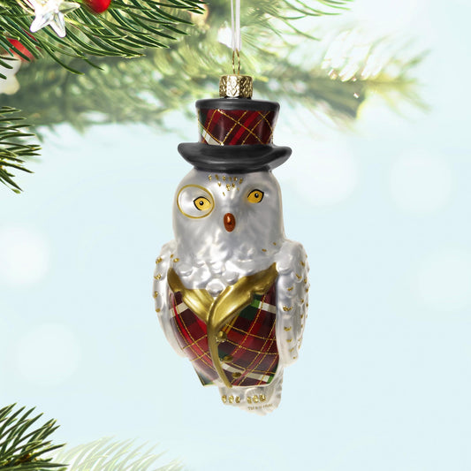 Dapper Owl — 2025 Hallmark Keepsake Christmas Ornament