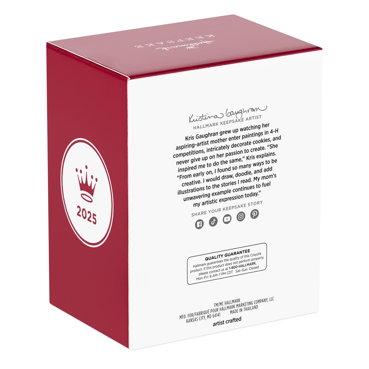 Crayola®, Orchid Fairy — 2025 Hallmark Keepsake Christmas Ornament