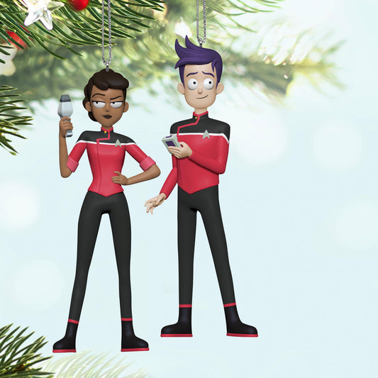 Star Trek™: Lower Decks, Ensigns Beckett Mariner and Bradward Boimler — 2025 Hallmark Keepsake Christmas Ornament