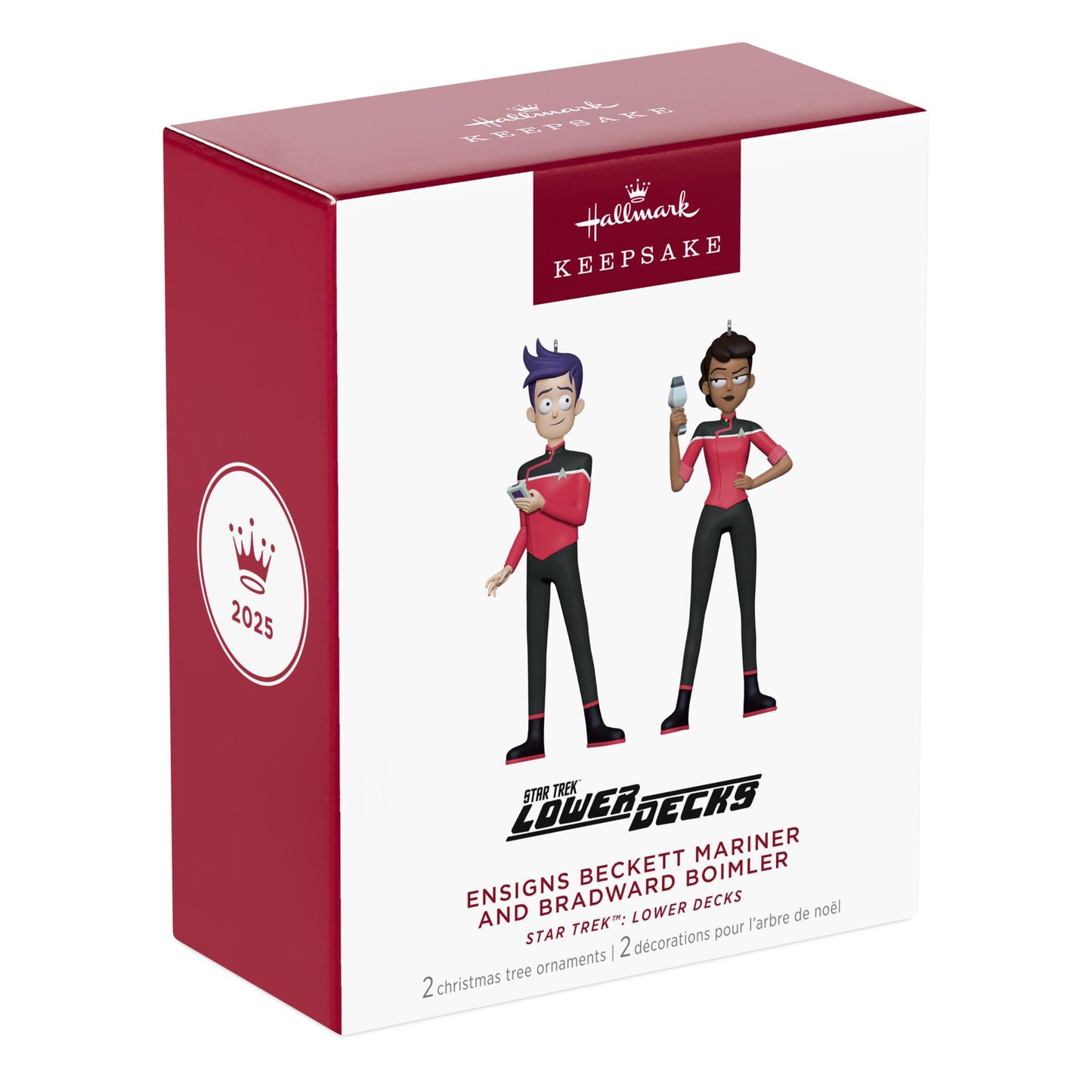 Star Trek™: Lower Decks, Ensigns Beckett Mariner and Bradward Boimler — 2025 Hallmark Keepsake Christmas Ornament