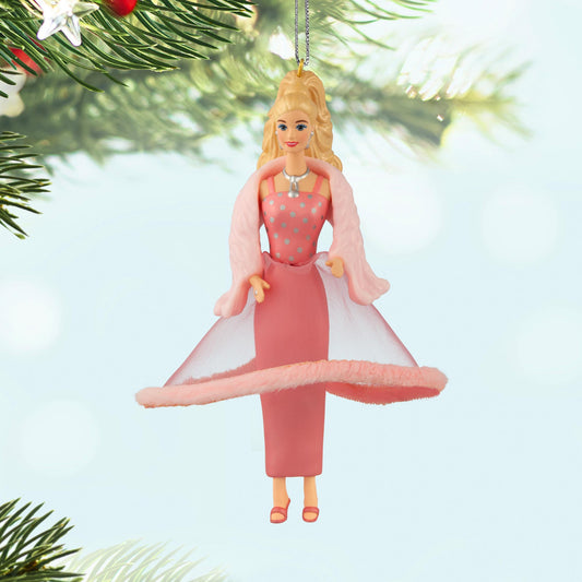 Barbie™, Pink & Pretty Barbie™ — 2025 Hallmark Keepsake Christmas Ornament
