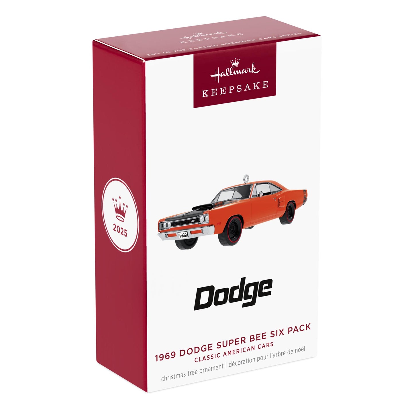 1969 Dodge Super Bee Six Pack, 35th in the Classic American Cars Series — 2025 Hallmark Keepsake Christmas Ornament