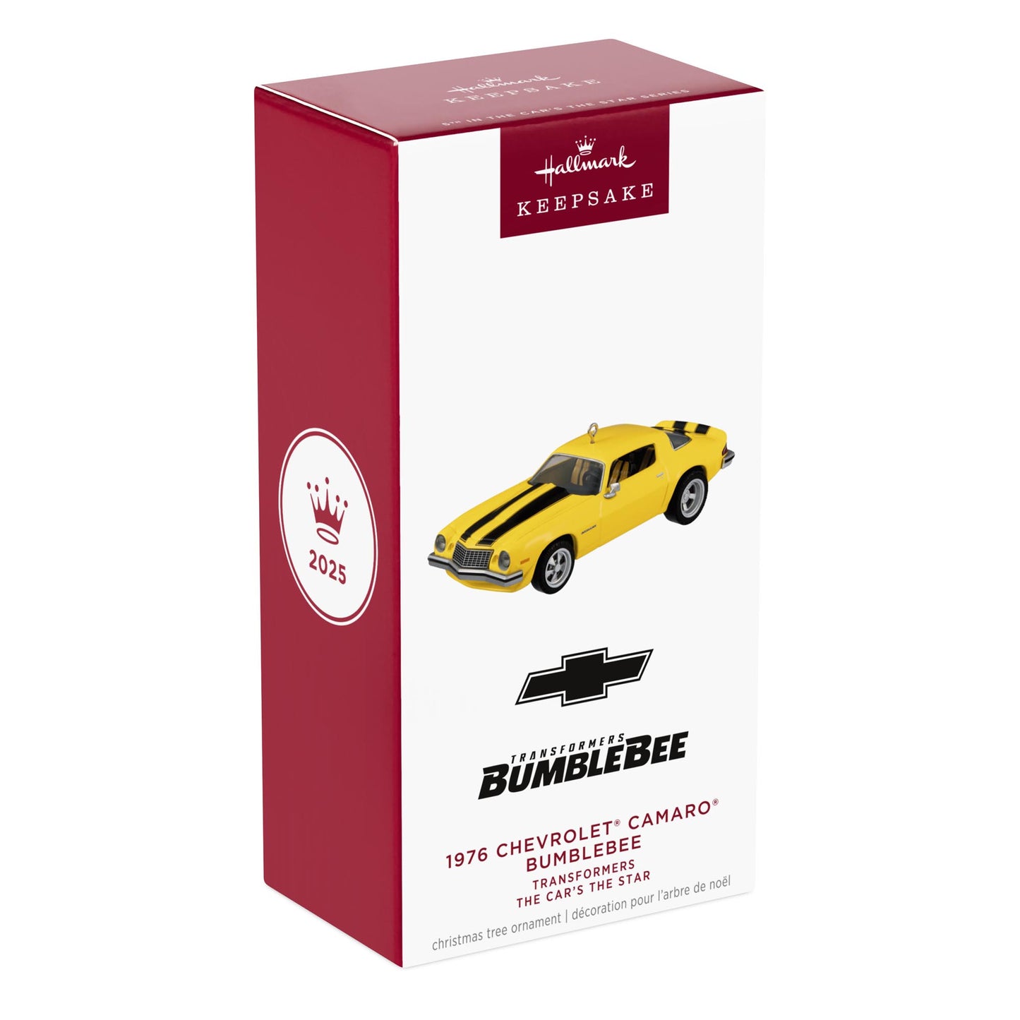 1976 Chevrolet® Camaro® Bumblebee Transformers, 5th in The Car's the Star Series — 2025 Hallmark Keepsake Christmas Ornament