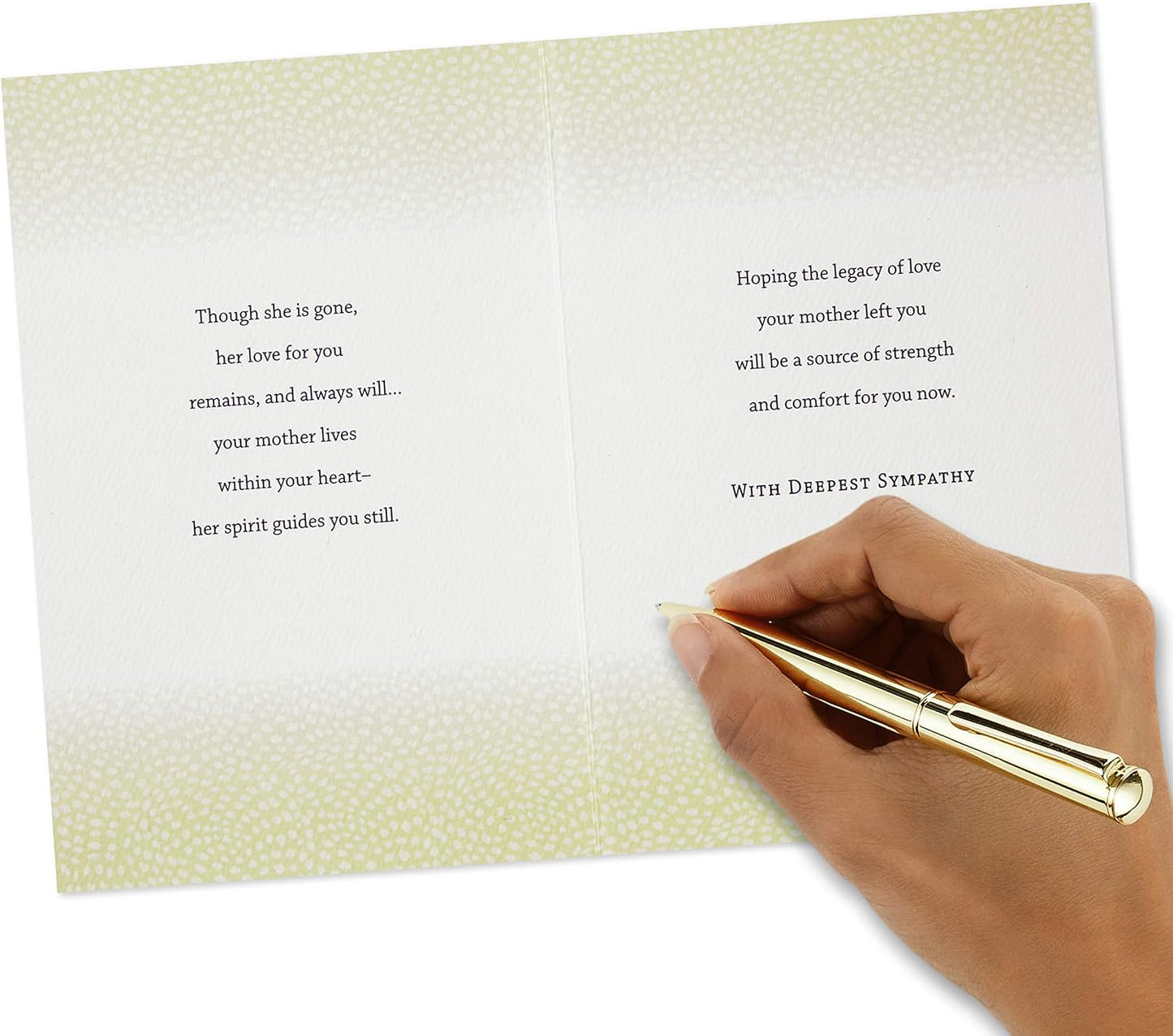 Hallmark Sympathy Card for Loss of Mom (Your Mother Lives On in You)