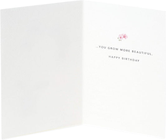 Hallmark Signature Birthday Card for Her (Orchid)