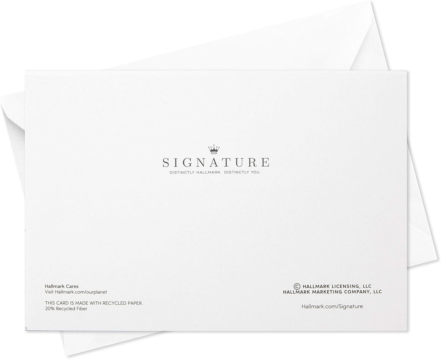 Hallmark Signature Sympathy Card (Many Thoughts and Prayers)