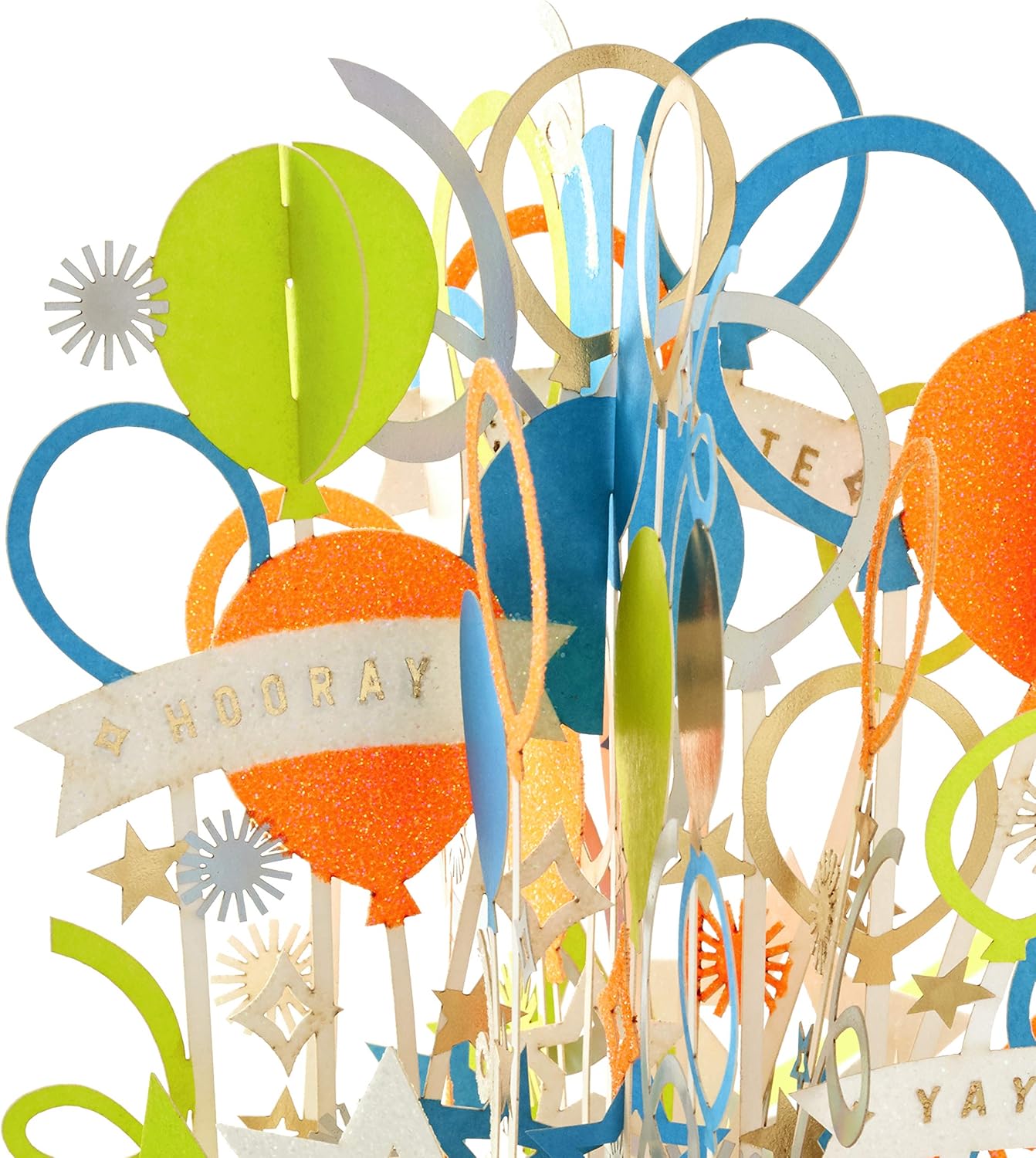 Hallmark Signature Paper Wonder Pop Up Congratulations or Birthday Card (Celebrate)