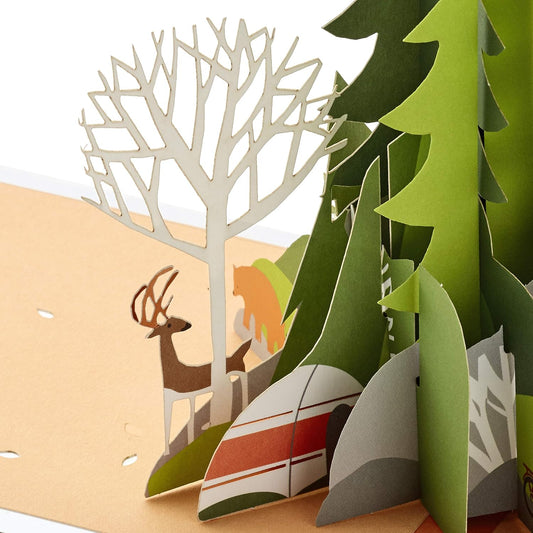 Hallmark Signature Paper Wonder Pop Up Birthday Card (Adventure Awaits)