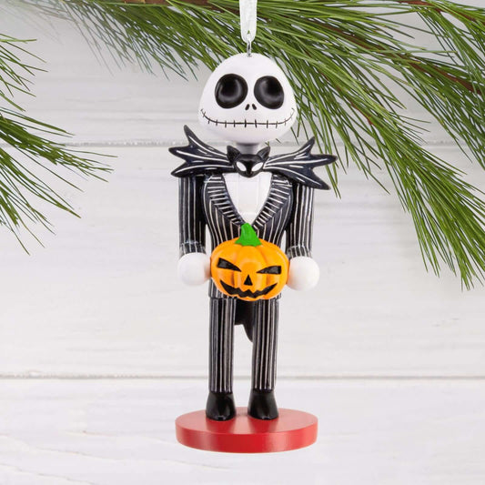 Disney Tim Burton's The Nightmare Before Christmas Jack Skellington Nutcracker - Hallmark Christmas Ornament