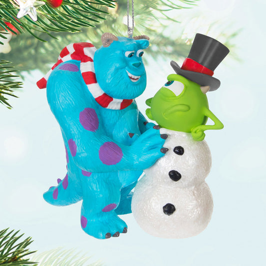 Disney and Pixar Monsters, Inc. Sulley Builds a Snow-Mike — Hallmark Keepsake Christmas Ornament
