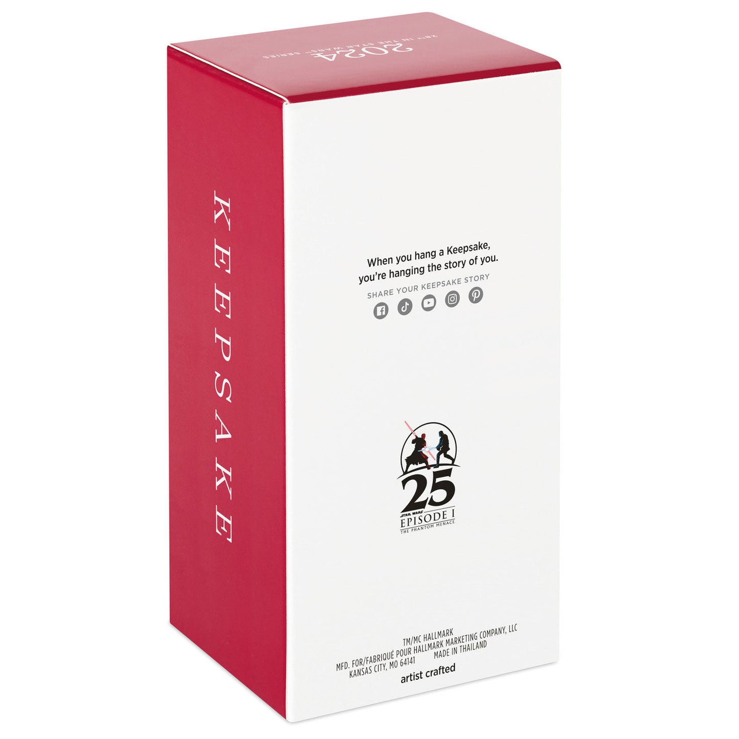 Star Wars™: The Phantom Menace™ 25th Anniversary, Qui-Gon Jinn™ — Hallmark Keepsake Christmas Ornament