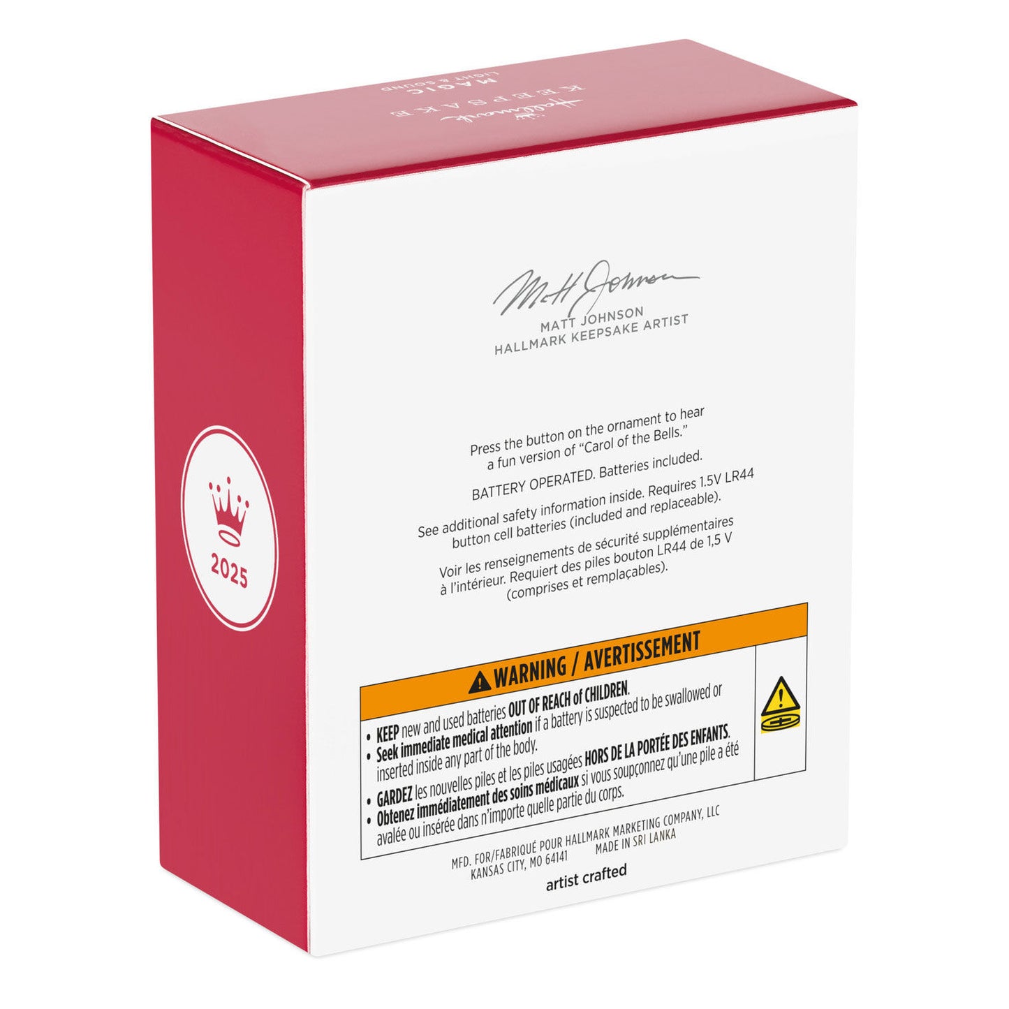 Holiday Style Musical Ornament With Light — 2025 Hallmark Keepsake Christmas Ornament