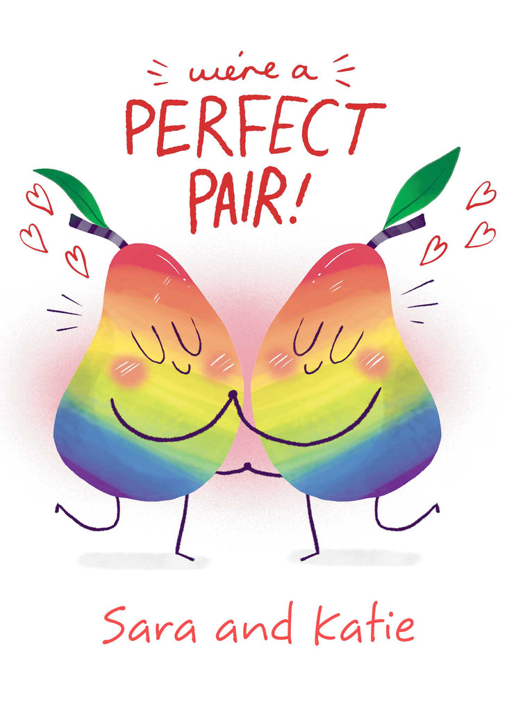 Wife Rainbow Spotted Collection Pair Pears