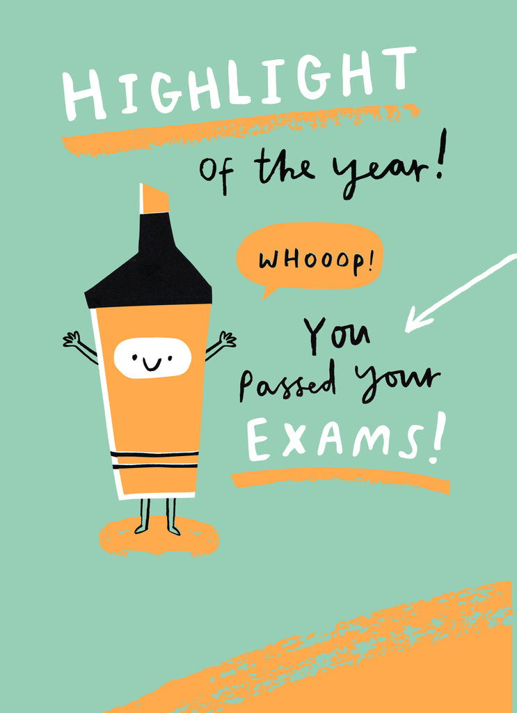 Funny Exam Congrats Illustrated Highlight Of Year