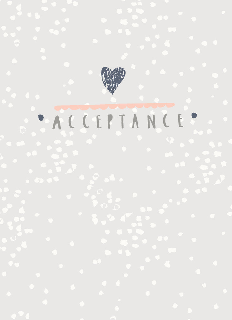 Contemporary Wedding Acceptance Text And Heart