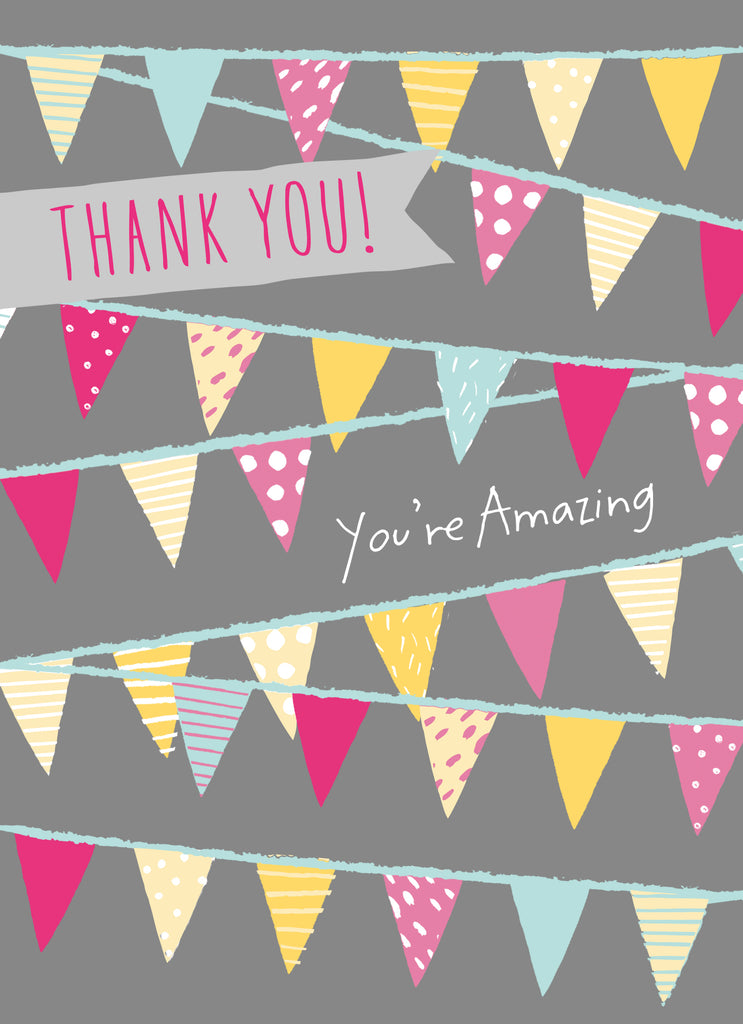 Classic Thank You Colourful Bunting