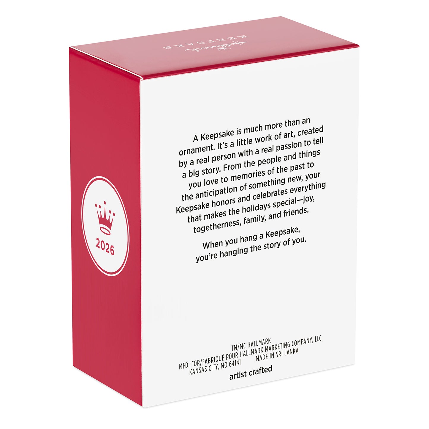 Disney Mickey Mouse A Year of Disney Magic 2026 — 2026 Hallmark Keepsake Christmas Ornament packaging with 2026 logo detail.