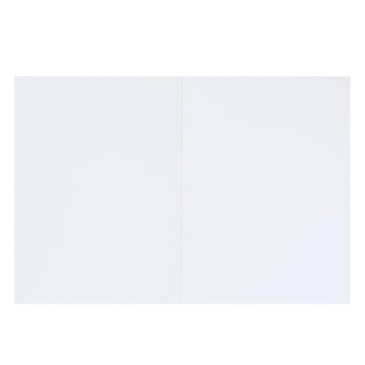 Hallmark Colossal Greeting Card - XOXO, blank inside for personal messages, flat lay view showing open card design.