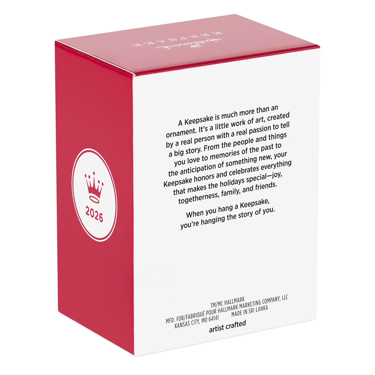 Disney Lilo & Stitch Shines Bright — 2026 Hallmark Keepsake Christmas Ornament box design, featuring artwork and 2026 year.