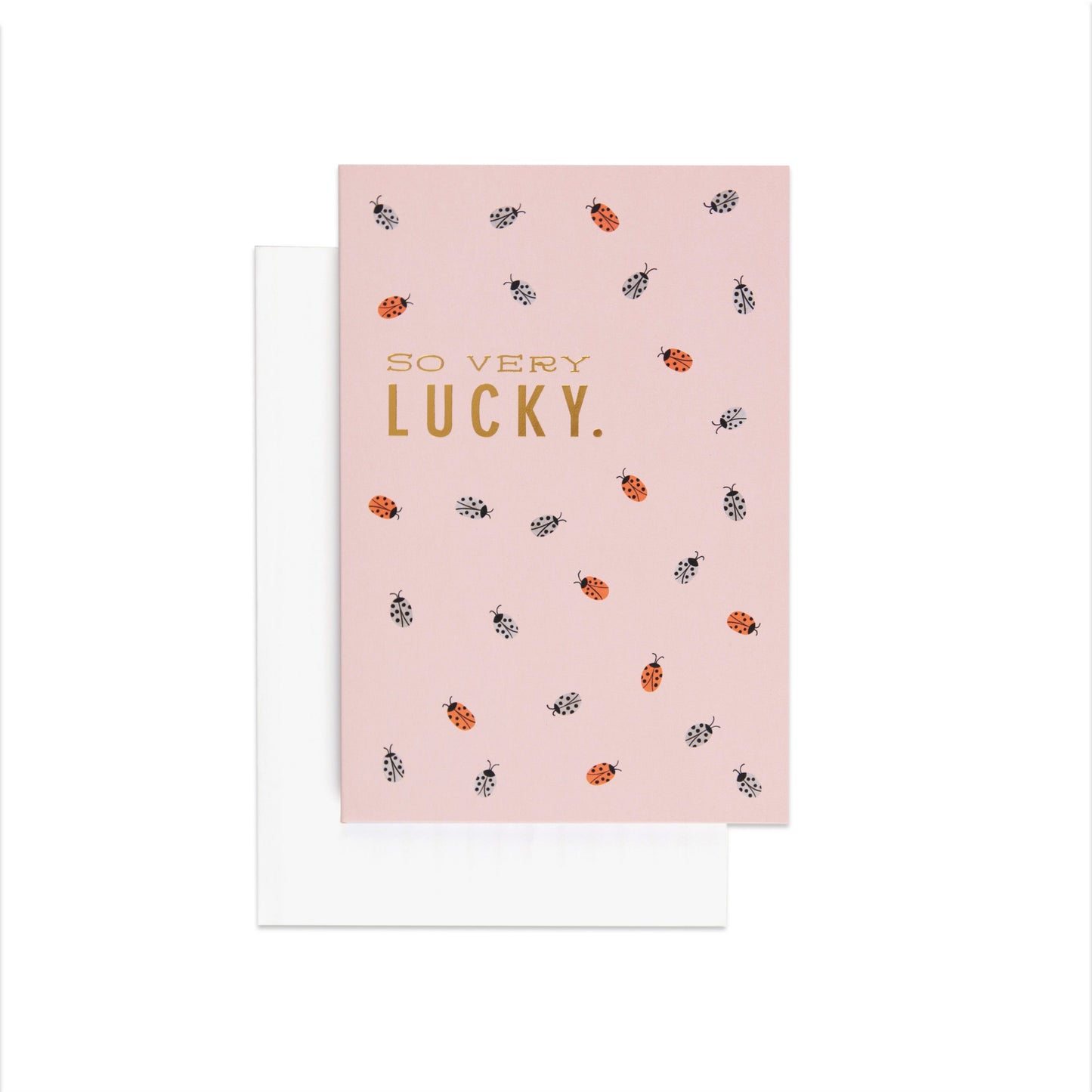 Lovely Lucky Ladybug Thank You Card