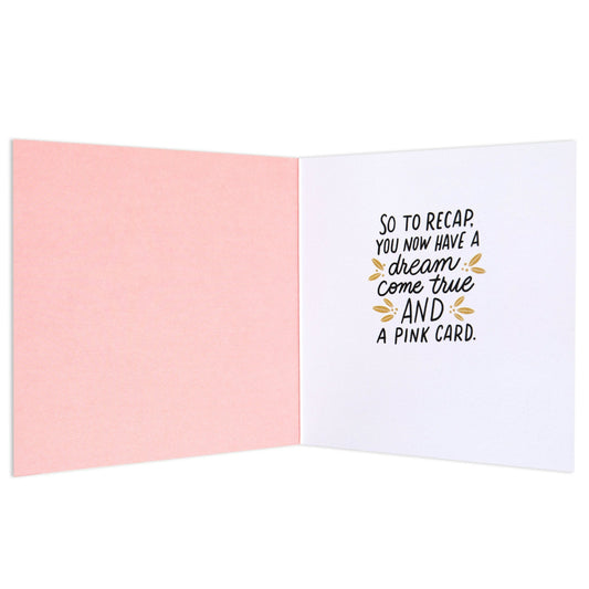Fun It's A Girl Congratulations Card