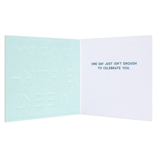 Birthday Week Bright Birthday Card