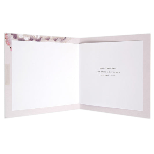 Beautiful Agate Crystal Mum Birthday Card